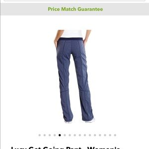 Lucy Get Going pants in blue Heather